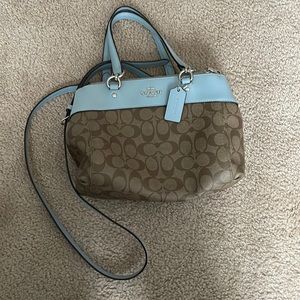 Blue Coach Crossbody Purse